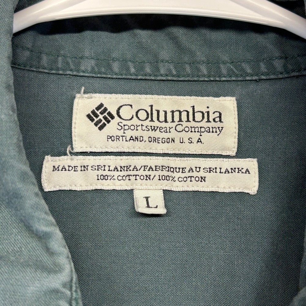 Columbia Sportswear Shooting Shirt Men's Large Long Sleeve Button Up Hunt Pad - Picture 5 of 12